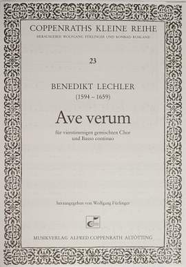 Lechler: Ave verum (GDur)