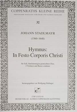 Stadlmayr: In Festo Corporis Christi