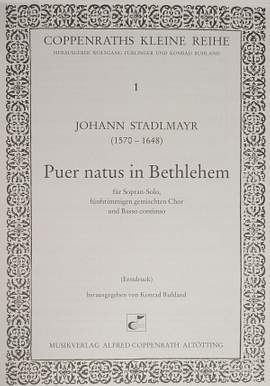 Stadlmayr: Puer natus in Bethlehem