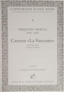 Merula: Canzon