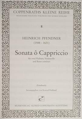 Pfendner: Sonata o Cappriccio