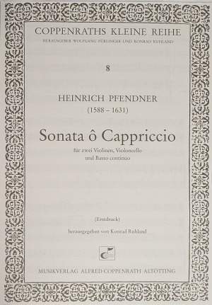 Pfendner: Sonata o Cappriccio