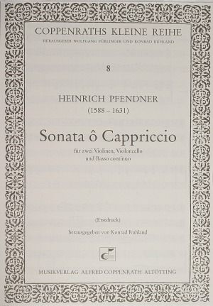 Pfendner: Sonata o Cappriccio