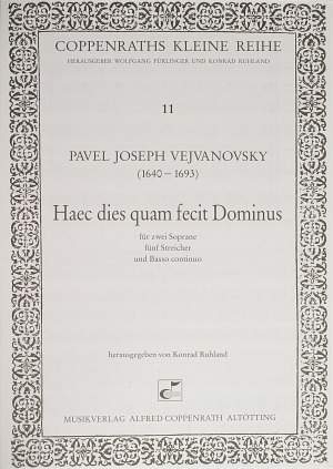 Vejvanovsky: Haec dies quam fecit Dominus