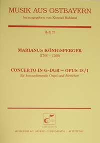 Königsperger: Concerto in G-Dur (Op.18. Jan; G-Dur)