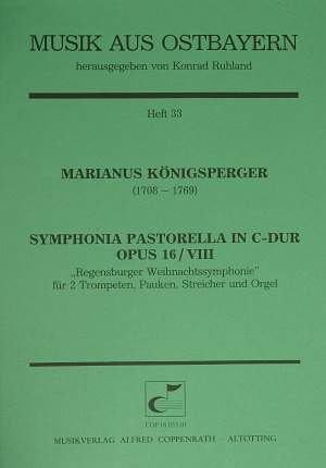 Königsperger: Symphonia Pastorella in C-Dur (Op.16 no. 8; C-Dur)