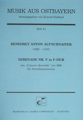 Aufschnaiter: Serenade Nr. V in FDur (FDur)