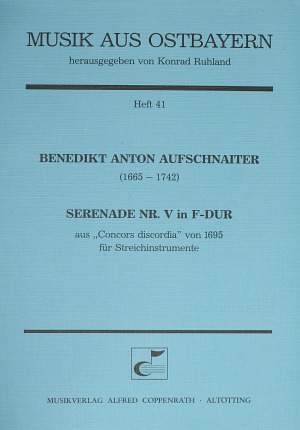 Aufschnaiter: Serenade Nr. V in FDur (FDur)