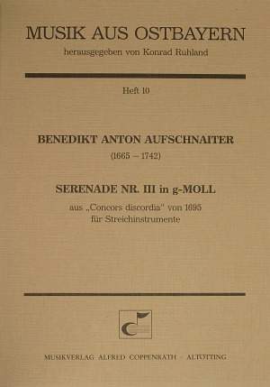 Aufschnaiter: Serenade Nr. III in g-Moll (g-Moll)