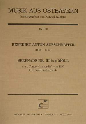 Aufschnaiter: Serenade Nr. III in gMoll (gMoll)