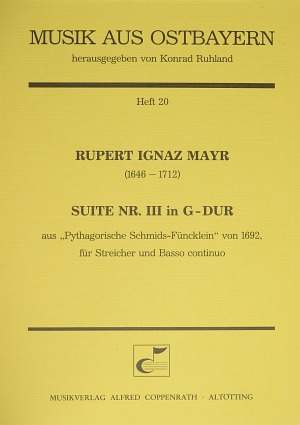 Mayr: Suite Nr. III in G-Dur (G-Dur)