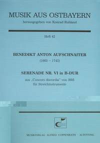 Aufschnaiter: Serenade Nr. VI in BDur (BDur)