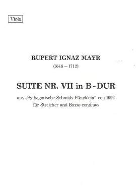 Mayr: Suite Nr. VII in B-Dur (B-Dur): viola part