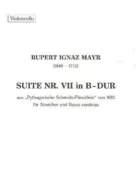Mayr: Suite Nr. VII in B-Dur (B-Dur): cello part
