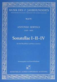 Bertali: Sonatella IIIIV