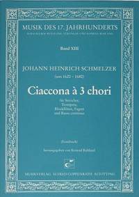 Schmelzer: Ciaccona a 3 chori