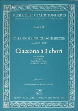 Schmelzer: Ciaccona a 3 chori