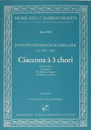 Schmelzer: Ciaccona a 3 chori
