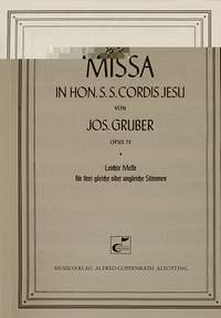 Gruber: Missa in hon. S. S. Cordis Jesu