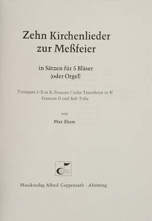 Eham: 10 Kirchenlieder zur Meßfeier