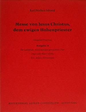 Schmid: Messe von Jesus Christus, dem ewigen Hohenpriester