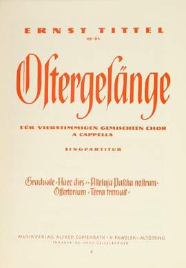 Tittel: Zwei Ostergesänge