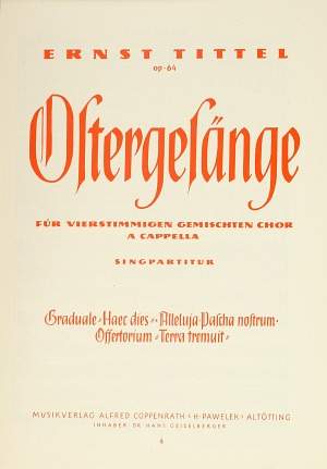Tittel: Zwei Ostergesänge