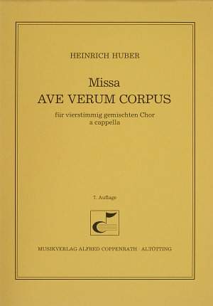 Huber: Missa Ave verum corpus (D-Dur)