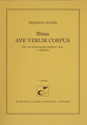 Huber: Missa Ave verum corpus (DDur)