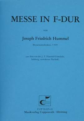 Hummel: Messe in FDur (FDur)