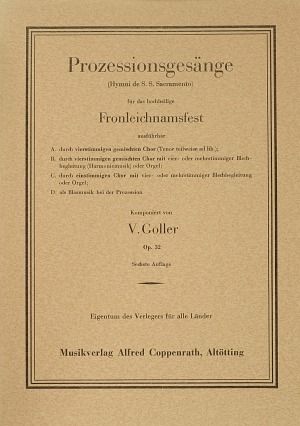 Goller: Goller, Prozessionsgesänge