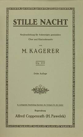 Kagerer: Stille Nacht (Op.239; DesDur)