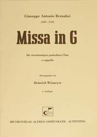 Bernabei: Missa in G (GDur)