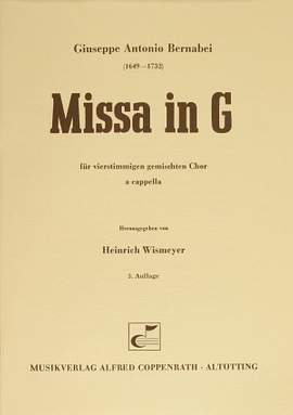Bernabei: Missa in G (GDur)