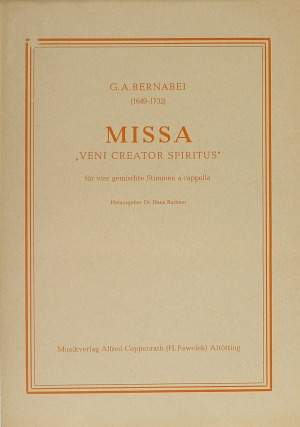 Bernabei: Missa (aMoll)