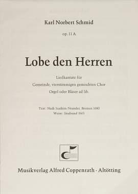 Schmid: Lobe den Herren ( 11a; FDur)