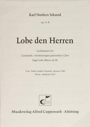 Schmid: Lobe den Herren ( 11a; FDur)