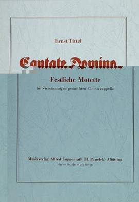 Tittel: Cantate Domino (BDur)