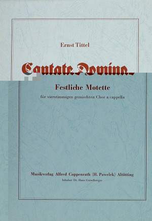 Tittel: Cantate Domino (BDur)