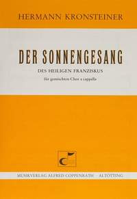 Kronsteiner: Der Sonnengesang des Heiligen Franziskus (DDur)