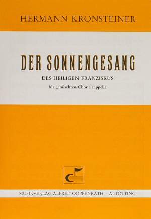 Kronsteiner: Der Sonnengesang des Heiligen Franziskus (DDur)