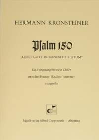 Kronsteiner: Psalm 150 (FDur)