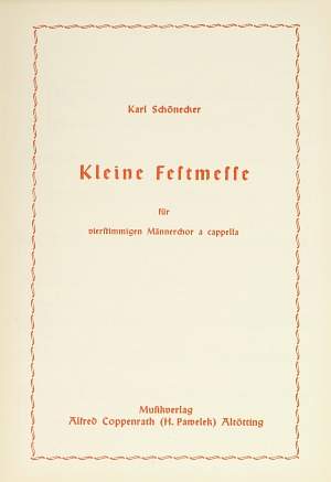 Schönecker: Kleine Festmesse