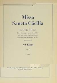Kaim: Missa Sancta Cäcilia (G-Dur)