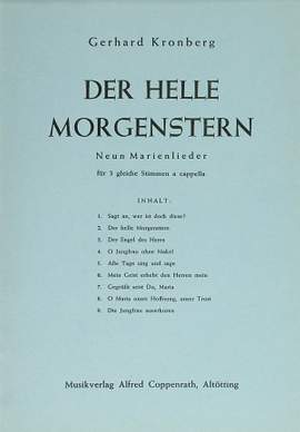 Kronberg: Der helle Morgenstern. Neun Marienlieder
