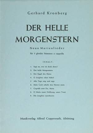 Kronberg: Der helle Morgenstern. Neun Marienlieder