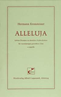 Kronsteiner: Alleluja. JubilusChorsätze zu deutschen Kirchenliedern