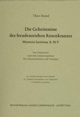 Brand: Die Geheimnisse des freudenreichen Rosenkranzes