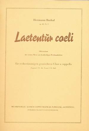 Buchal: Laetentur caeli (Op.45 no. 5; ADur)