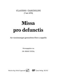 Casciolini: Missa pro defunctis